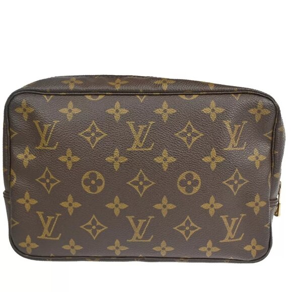 LOUIS VUITTON Trousse Toilette 23 Clutch Hand Bag Monogram Brown M47524 31YE047 - Picture 14 of 15